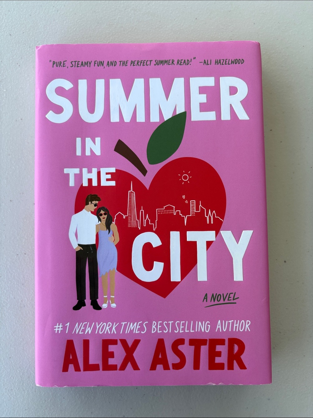 Summer in the City by Alex Aster - Pink Hardcover Novel